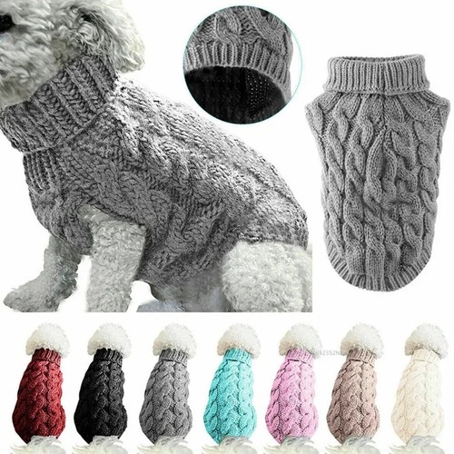 Warm knitted dog - warm,